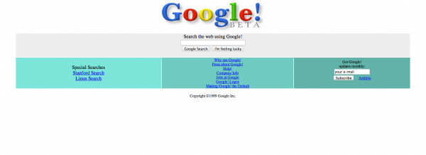 從1997年說起，圖說Google主頁演變史